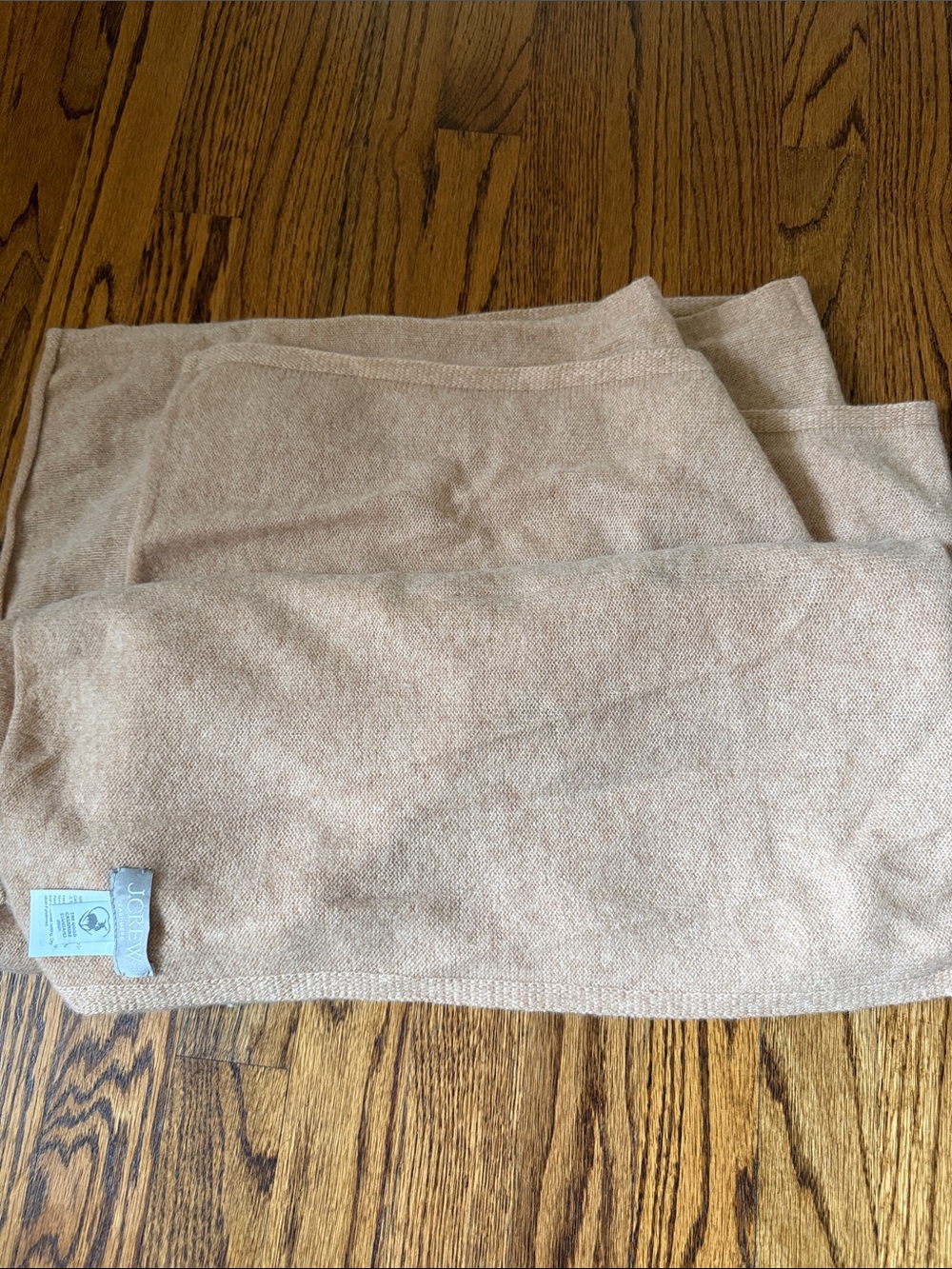 J. Crew cashmere beige wrap